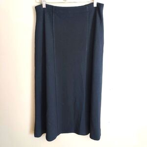 Eileen Fisher Italian Wool Blend Maxi Skirt Size PM